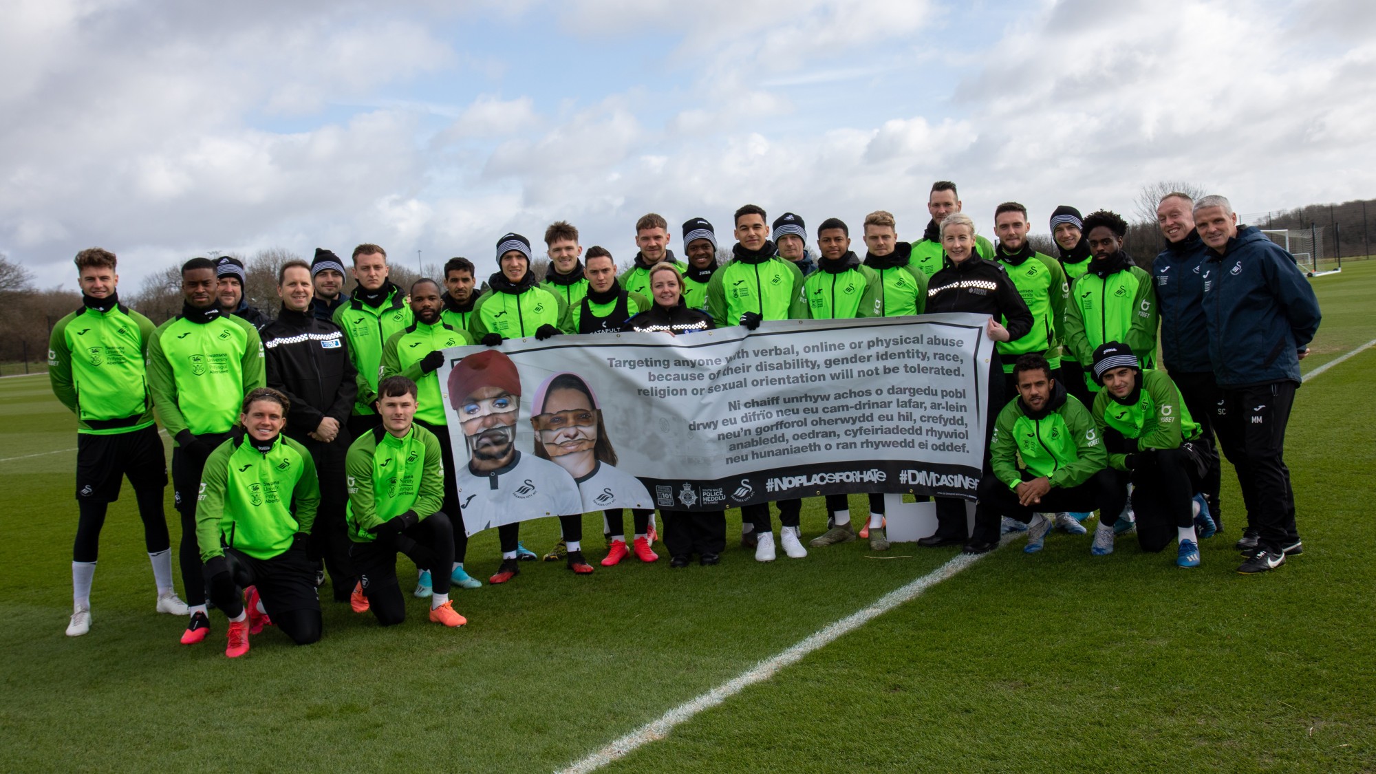 South Wales Police and Swansea City join forces to let people know